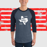 FM BBQ 3/4 SLEEVE